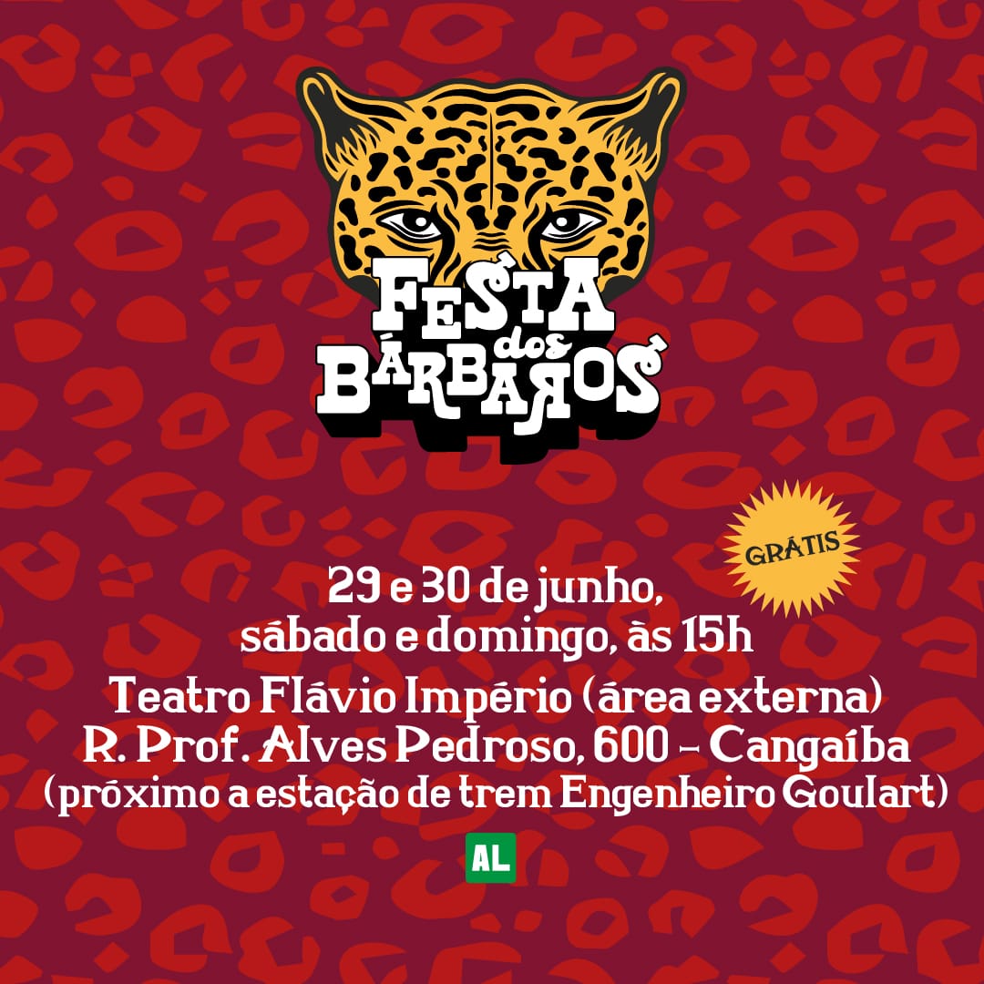 Festa dos Bárbaros – no Teatro Flávio Império